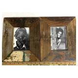 Primitive wooden frames