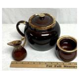 Pfaltzgraff bean pot and other stoneware