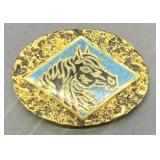 Horse head w/Stone accent belt buckle