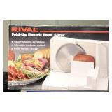 Rival electric food slicer