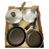 Variety of pots and pans