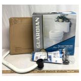 Elevated toilet seat/folding cane/ez furniture