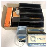 Argus previewer IV and spill proof spacer saver