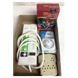 Surge protector/timer/Christmas lights
