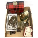 Vintage bottle openers/glass insulators/decanter