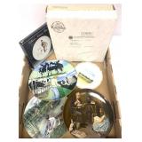 Variety of collectible plates