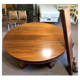 Large wooden table with three leaves