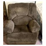 Oversized reclining rocking chair