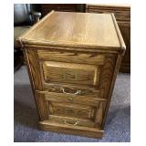 2 Drawer filing cabinet-water mark on top