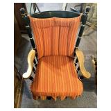 Retro swivel rocking chair