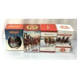 Budweiser holiday Steins