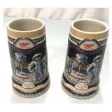 2 Miller highlife Steins