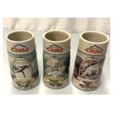 3 Coors Steins