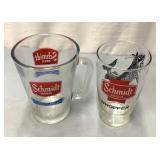 Schmidt beer whopper glass/pitcher