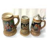 3 Unique Steins/1 musical