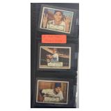 1952 Topps- 3 cards