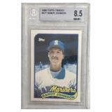 1989 Topps Traded #57T Randy Johbson Becket 8.5