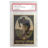 1958 Topps #102 Roosevelt Brown PSA 5 EX.