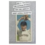 1909-11 T206 Rube Manning Pitching of New York