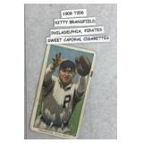 1909 T206 Kitty Bransfield Catching Philladelphia