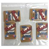 5 Packs of Doruss Base Ball Cards 1987