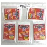 5 Packs of 1991 NFL Proset Football cards