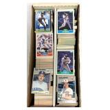 Box of 80s era Baseball cards