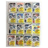 16 Topps unopened Baseball card packs 1990