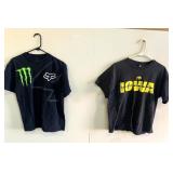 Retro Iowa Hakeye-Monstor Energy Fox Racing T-shir
