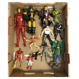 Variety of action figures
