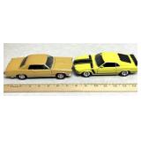 Welly GTO/mustang boss 302 toy cars