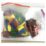 Wooden blocks and shapes