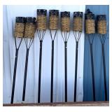 8 Tiki torches