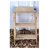 Wooden step ladder