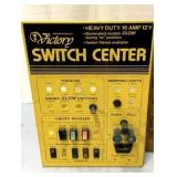 Victory switch center metal display