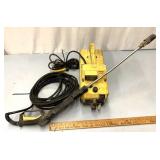 Pressure washer started pump