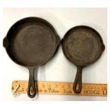 #3 & #5 cast iron skillets