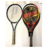 2 Prince tennis rackets