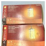 2 Portfolio mini pendants