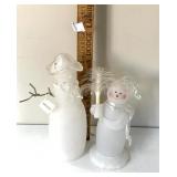 Glass snowman
