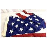 American flag approximately 9