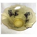 10" wide Oriental themed bowl