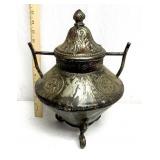 Vintage metal urn