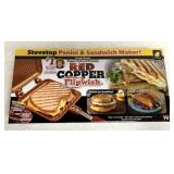 Stove top Panini and sandwich maker