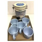 Coffee cups/canister