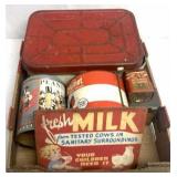 Vintage tins and advertising