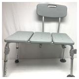 Adjustable shower chair