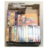 Country western CDs/VHS movies