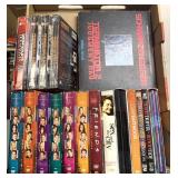 Variety of CDs VHS movies