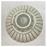 Vintage light fixture glass cover